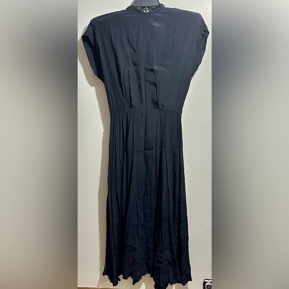 Sophisticated Vintage Black Dress (712)